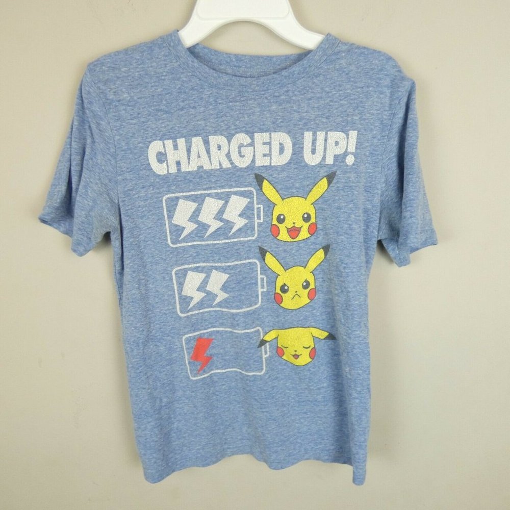 POKEMON Charged Up Youth Graphic T-Shirt
